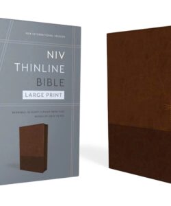 Niv, Thinline Bible, Brown, Zippered